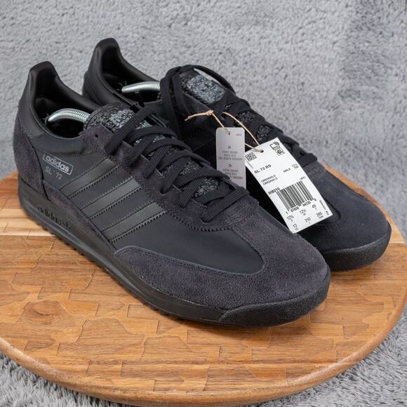 Men's Adidas Originals SL 72 RS Casual Black Carbon Shoes / IH8019 / Size 13 - Picture 1 of 7